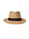 Black Hat with Beige Ribbon 24747