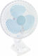 Andowl Tischventilator 25W Lüfterdurchmesser 22cm Weiß