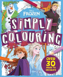 Disney Frozen Pur și simplu de colorat Bonnier Books Ltd Paperback Softback