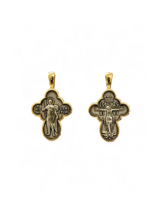 Cross from Gold Plated Silver