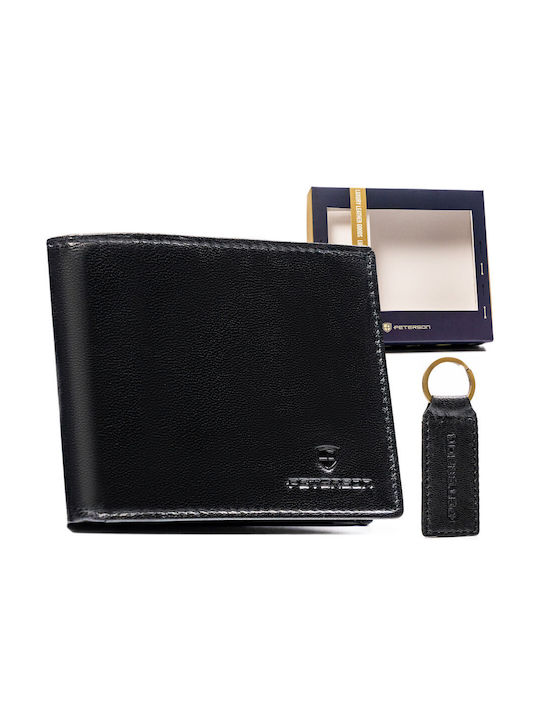Peterson Set Men's Leather Wallet with RFID Black