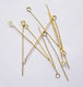 Metallisch Grana für Schmuck Goldfarben 3cm.