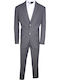 Winter Men's Groom's Suit with Regular Fit Grey