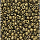 Glas Perle & Paillette Gold 4mm 100gr