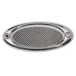 Lampa Car Decorative Grill Silver Color