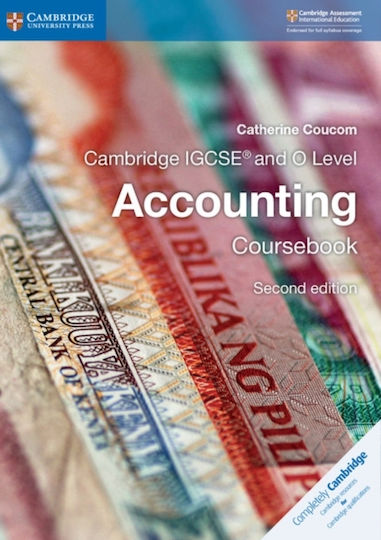 Cambridge Igcse O Level Accounting Coursebook Cambridge University Press Paperback Softback