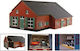 Figur Hipo Bauernhof mit Stall 77 x 57 x 32 cm 1:32 610111