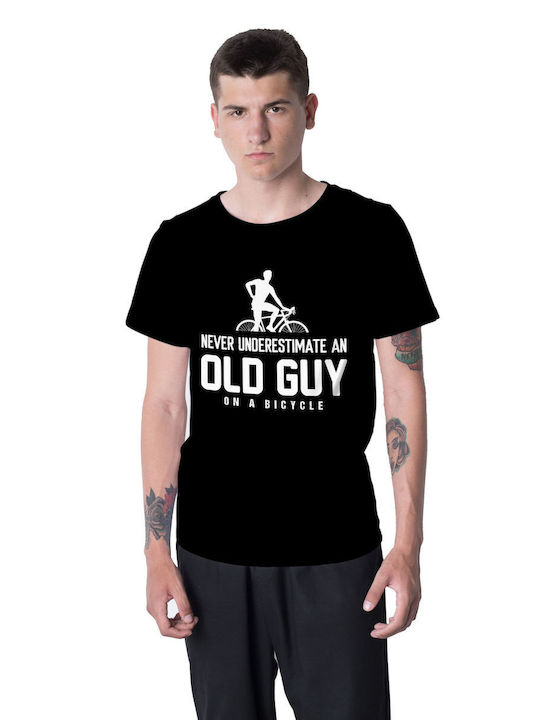 Pop Culture Old Guy Tricou Negru