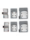 Kikka Boo Children's Protective Gear Set for Rollers Gray