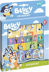 Sticker Set Totum Bluey 4 Pieces