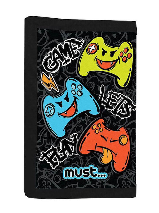 Must Team Kids Wallet with Velcro Let's Play