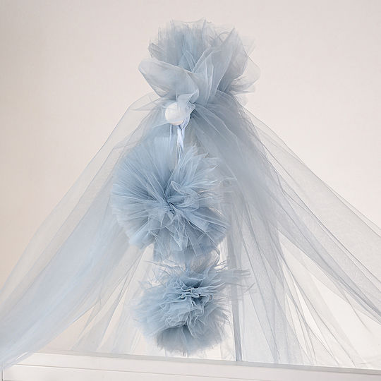 abo Baby Moskitonetz Zimmer Hellblau