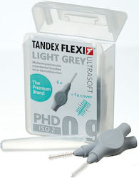 Tandex Flexi Interdental Brushes Fine Gray 6pcs