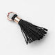 Decorative Tassel for DIY Crafts Black 10pcs