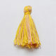Decorative Tassel for DIY Crafts Yellow 20pcs