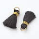 Decorative Tassel for DIY Crafts Black 10pcs