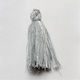 Decorative Tassel for DIY Crafts Gray 20pcs