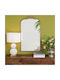 Artekko Wall Mirror with Gold Metallic Frame 106x61cm 1pcs