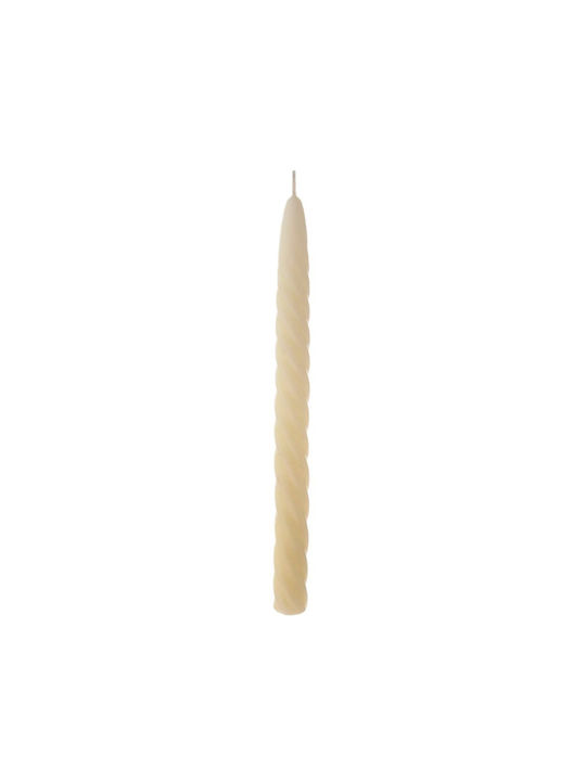 Decorative Candle Taper White 1pcs