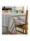 Cokitex Τραπεζομάντηλο Linia Grey 140x140εκ. (Διάφορα Χρώματα)