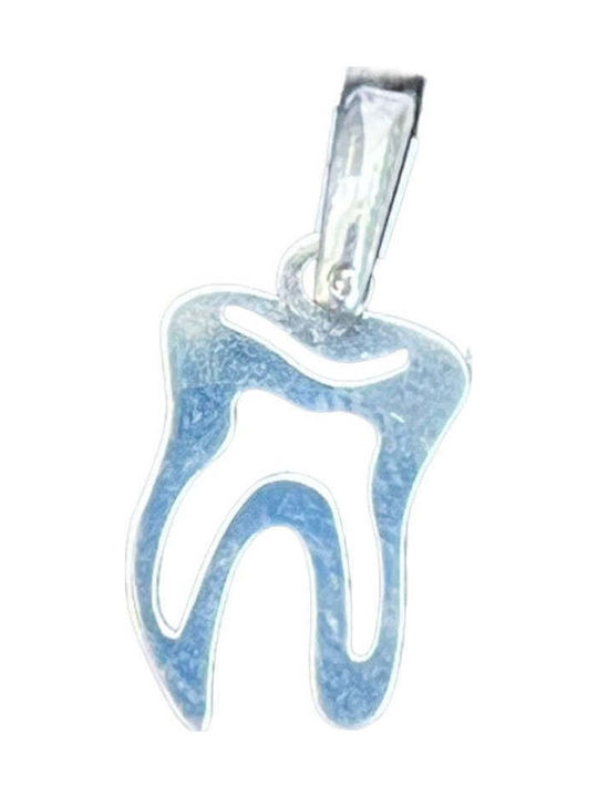 Pandantiv din argint 925 model dinte de argint Jolie 15 x 7 mm 0.6 g