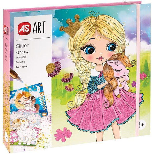 AS Painting Art Glitter Fantasy for Children 4+ Years