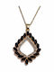 Bizoutaki Gold Plated Steel Necklace Black