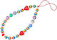 Hurtel String Beads Pattern 1 Κόσμημα Κινητού Πολύχρωμο