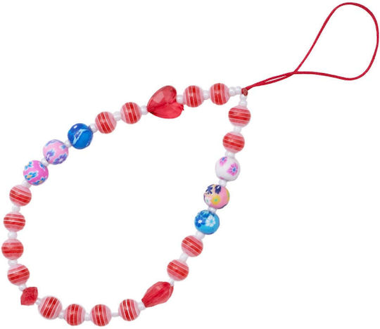 Hurtel String Beads Pattern 2 Κόσμημα Κινητού Πολύχρωμο