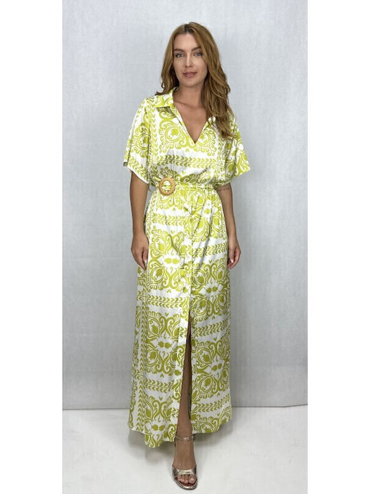 Summer Maxi Dress for Wedding / Christening Light Green