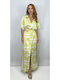 Summer Maxi Dress for Wedding / Christening Light Green