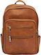 Gift-Me Leather Women's Bag Backpack Brown