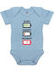 Koupakoupa Mommy Daddy Low Battery Short-Sleeved Blue