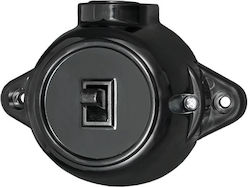 Antique Push Button 10 250v Black
