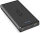 SBS Power Bank 10000mAh 20W με 2 Θύρες USB-A και Θύρα USB-C Power Delivery Μαύρο