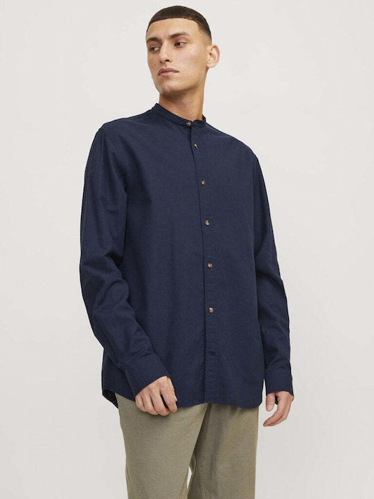 Jack & Jones Μακρυμάνικo Λινό Πουκάμισο σε Κανο...