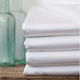 Blanc de Blanc Line Plain Hotel Sheet White Semi-Double 190x280cm 100% Cotton 1pcs
