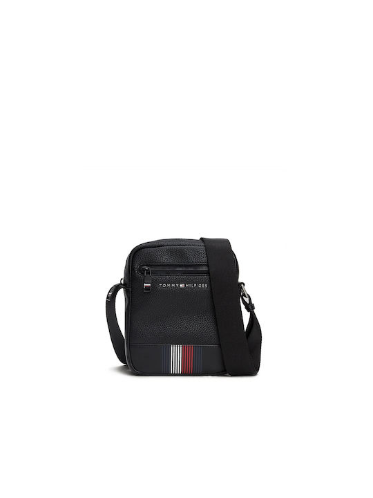 Tommy Hilfiger Geantă pentru bărbați Umăr / Crossbody Neagră