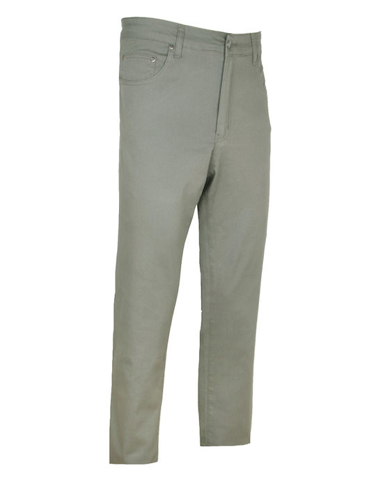 Stefansxxl Men's Trousers Elastic Haki