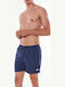 Apple Men's Swim Shorts Short Solid Color Plus Sizes Blue