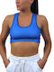 Dri-Fit Damen Sport-BH Blau mit Futter