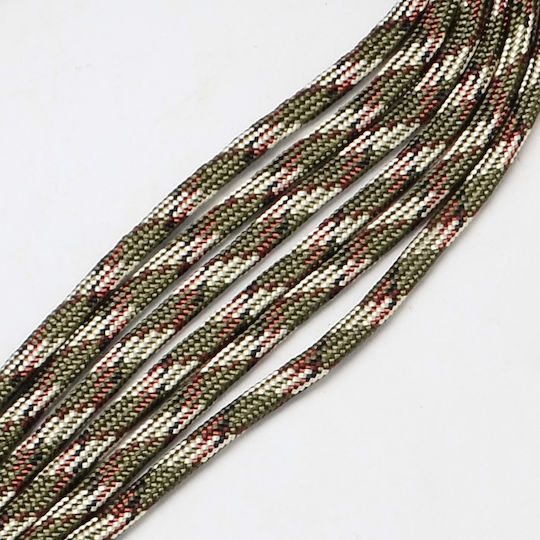 Schnürsenkel Khaki 4mm x 10m