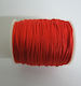 Schnürsenkel aus Kunstleder Rot 1.5mm x 100m