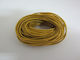 Schnürsenkel Leder Metallisch Gold 1.5mm x 10m