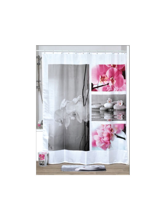Eurocasa Shower Curtain Fabric 180x200cm Multicolour