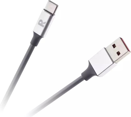 Rebel USB 3.0 Cable USB-C male - USB-A Μαύρο 1m RB-6011-100-B