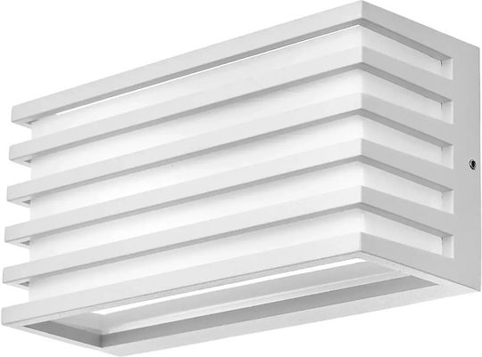 Стенно Външно Осветително Тяло LED 12W с Естествено бяло Светлина