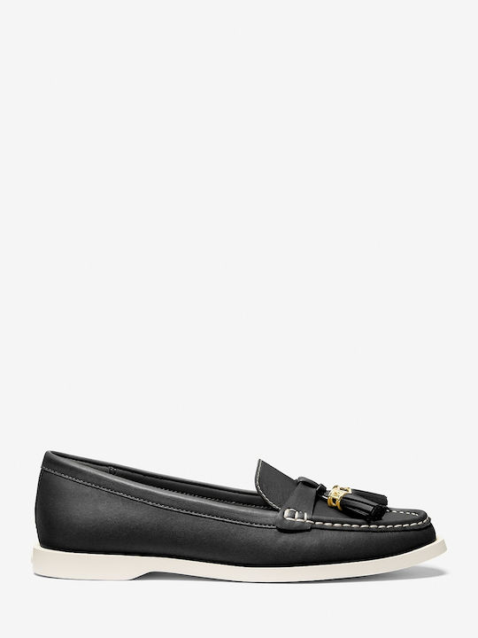 Michael Kors Leather Women's Moccasins in Black Color