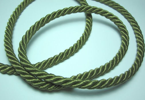 Șiret Poliester Verde 8mm x 5m