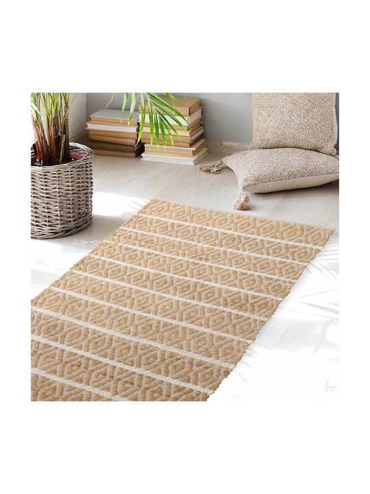 Melinen Rug Rectangular Beige